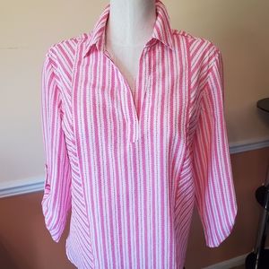Chico's striped blouse